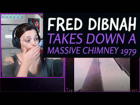 Fred Dibnah - SteepleJack - Takes Down a Massive Chimney - REACTION