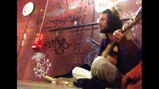We are one - Sam Garrett busking in london