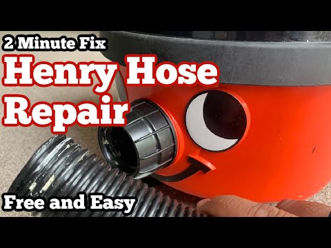 Henry Hoover Hose Keeps Coming Off - 1 Minute Fix