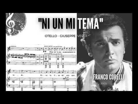 "Niun mi tema" Otello, G. Verdi - Franco Corelli (Late Corelli in 1981) 1080p HQ