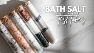5 Bath Salt Tube Recipes | Giftable + Beginner Friendly