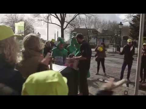 Flashmob Celebrate Recycling, Utrecht the Netherlands