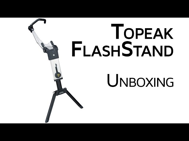 Видео Стойка Topeak Flashstand RX черно-серебристая