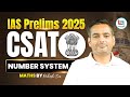 UPSC CSAT 2025 IAS PRELIMS 2025 Number System 01 Maths By Rakesh Yadav Sir Maths