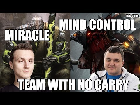 Miracle-  and Mind_Control TEAM WITH NO CARRY - Dota 2