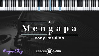 Download lagu Mengapa - Rony Parulian (KARAOKE PIANO - ORIGINAL KEY) mp3 Download lagu Mengapa - Rony Parulian (KARAOKE PIANO - ORIGINAL KEY) mp3