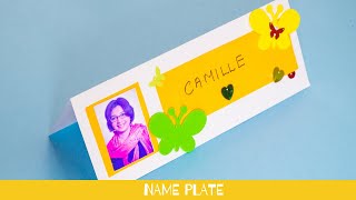 HOW TO MAKE A NAME PLATE - EASY CRAFT FOR KIDS!