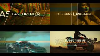Free Quick Intro — Dynamic Split-Slide Opener (Ae, Pr) Download