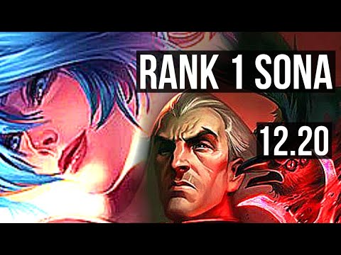 SONA & Jhin vs SWAIN & Draven (SUP) | Rank 1 Sona, 7/3/16 | TR Challenger | 12.20