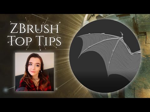 ZBrush Summit Top Tips & Tricks - Bat Creature Wing: Alphas Into 3D Meshes - Ashley A. Adams
