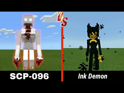 Dave - SCP_096 vs. Bendy Ink Demon | Minecraft (CRAZY BATTLE!)