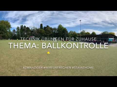 Technik Übungen für zuhause - Thema: Ballkontrolle