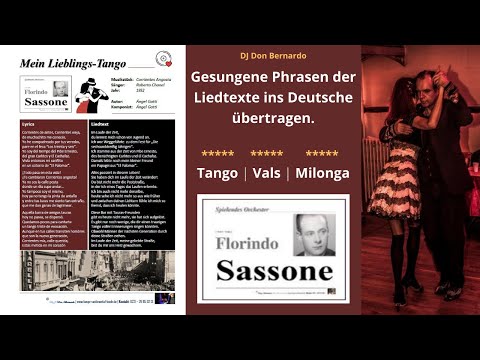 DJ Don Bernardo - Lyrics ins Deutsche übertragen - Orquesta Florindo Sassone