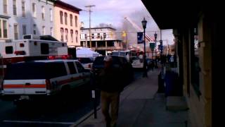 preview picture of video 'Fire Scene Williamsport Maryland'