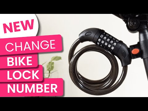 How to set or change bike lock combination number