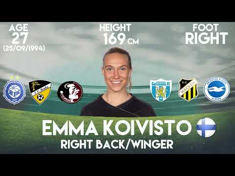 Emma Koivisto - Right back/winger