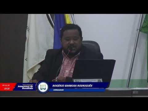 42º SESSÃO ORDINÁRIA CÂMARA DE PRIMAVERA DE RONDÔNIA