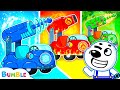 Bumble Pretend Play Rescue Team With Four Elements Car Fire Water Air And Earth Bumble Official