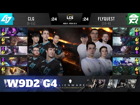 CLG vs FlyQuest | Week 9 Day 2 S10 LCS Summer 2020 | CLG vs FLY W9D2