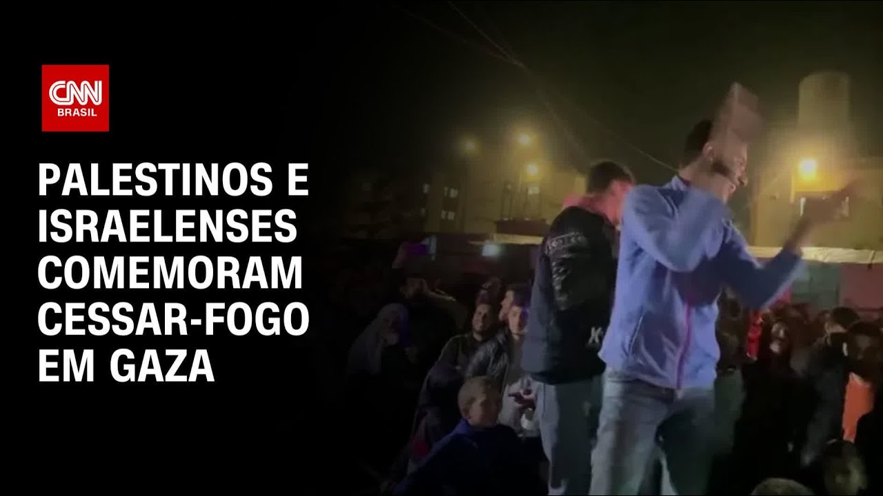 Palestinos e israelenses comemoram cessar-fogo em Gaza | CNN PRIME TIME