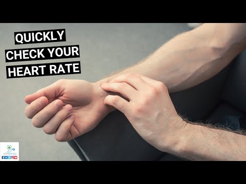 Check your heart rate (pulse) quickly