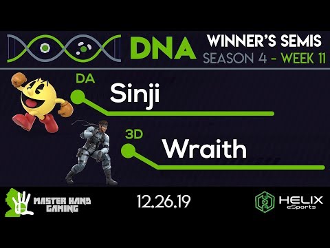 DNA S4:W11 - DA | Sinji (Pacman) Vs. 3D | Wraith (Snake) - W Semifinals