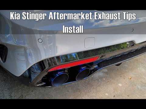 Kia Stinger Aftermarket Exhaust Tip Install With MBRP