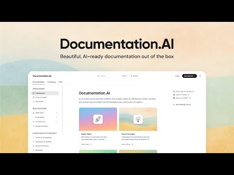 Introducing Documentation.AI