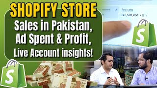 Shopify Store Sales in Pakistan on Live Account Insights | Hafiz Ahmed
