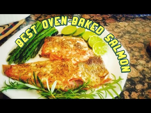 Wild Sockeye Salmon|  How to Bake oven salmon--Bake asparagus. Dinner ideas.