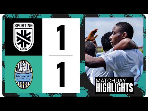 HIGHLIGHTS | Sporting Lagos FA 1-1 Broadcity City FC | TCC League 26