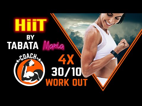 TABATA 30/10 - Special 4X with 1 min REST - by TABATAMANIA