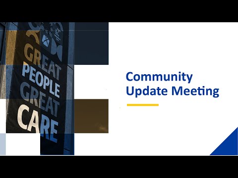 Community Update Meeting - January 21, 2026