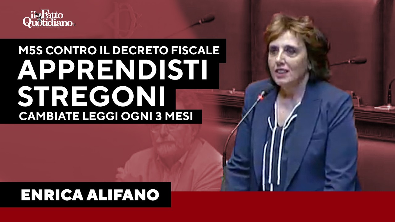 “Procedono come apprendisti stregoni, cambiano le leggi ogni 3 mesi”. Alifano asfalta il governo