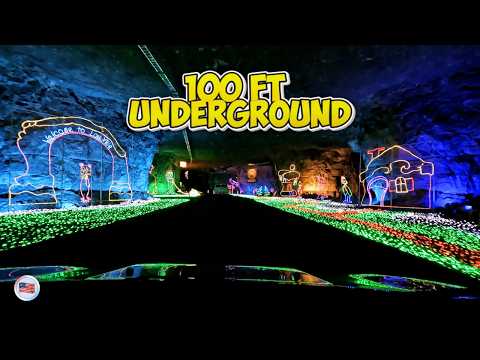 World's ONLY Underground  Christmas Light Show! (Full Drive-Through 2025)
