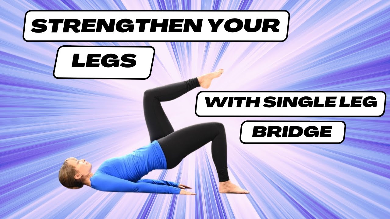 Leg exercises at home: Single leg bridge - YouTube