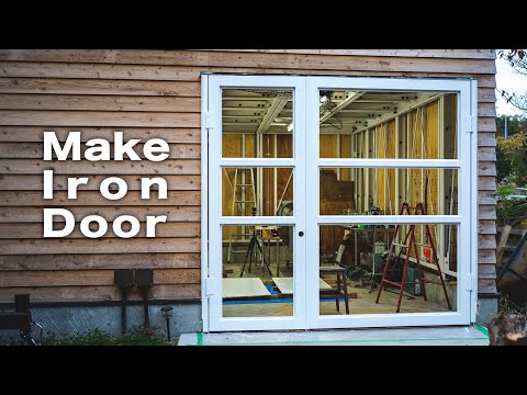 #5 Building a dream garage.鉄ドア自作 夢のガレージ建設 vol.5