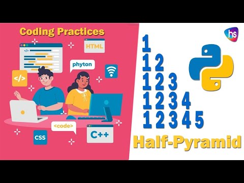 Half Pyramid Numbers Pattern With Examples Python Programs With Source Code Examples Harisystems