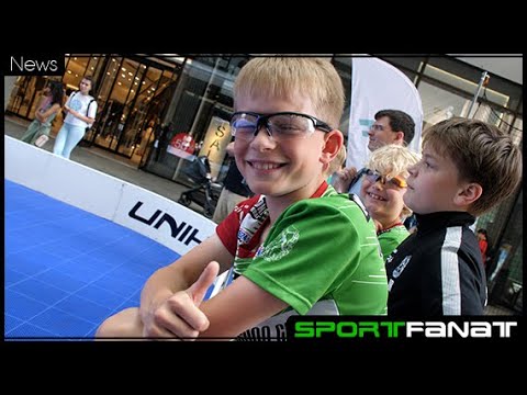 Street Floorball Tour in der Mall of Berlin