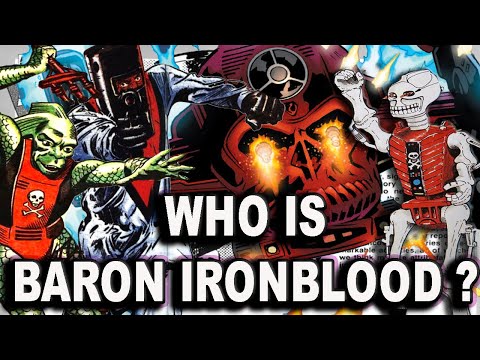 History and Origin of GI Joe / Action Force's BARON IRONBLOOD and how he became COBRA COMMANDER !