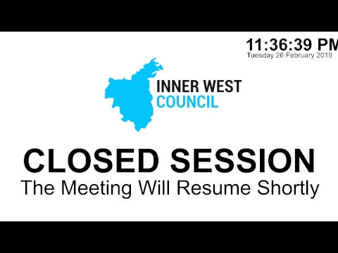 Inner West Ordinary Council Meeting 26 February 2019