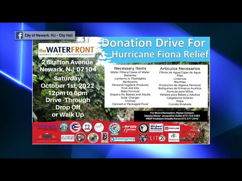 NJ Newark Hurricane Fiona Donation Drive