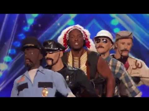 America's Got Talent 2016 Audition - Christopher 54 Year Old Performer Recreates YMCA