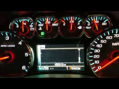 2014- 2017 Chevy Silverado and GMC Sierra Hidden options available on your dashboard.