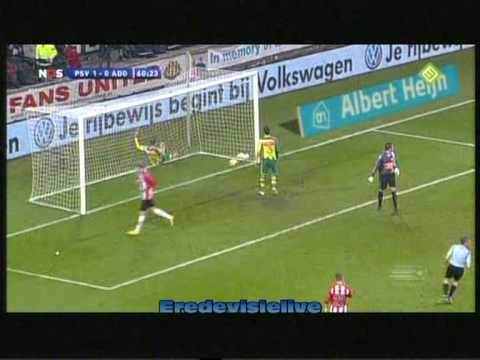 PSV - ADO 2-0 Alle Goals (6-2-10) Speelronde 22