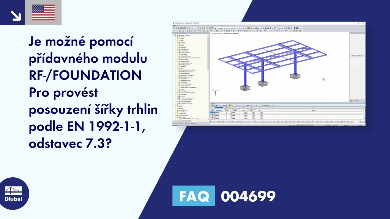 FAQ 004699 | Je možné provést také analýzu šířky trhlin podle EN 1992-1-1, ...