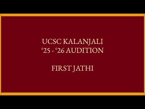 UCSC KALANJALI '25 - '26 ~ First Jathi