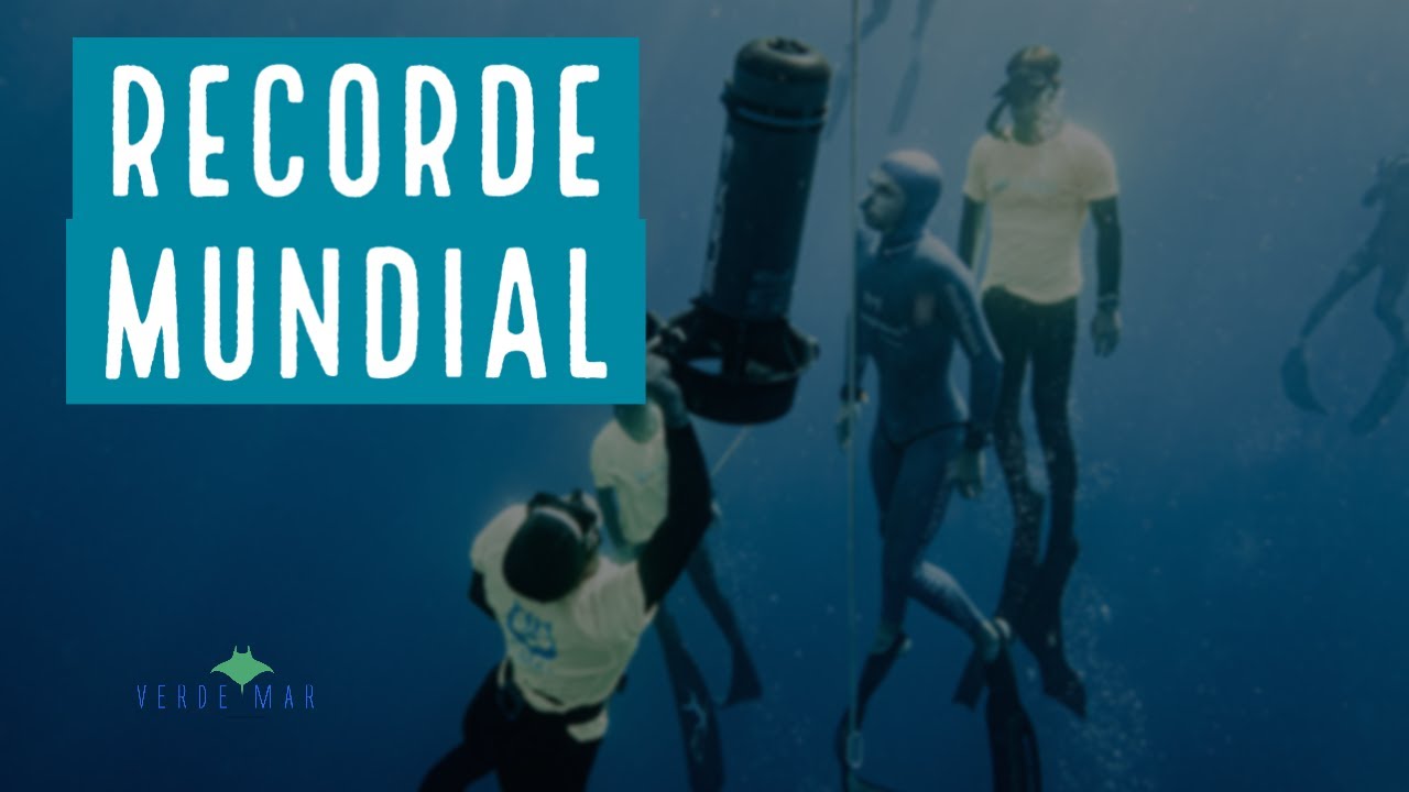 Recorde mundial de profundidade em mergulho livre