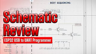 ESP32 USB to UART Programmer Schematic Review Highlights #esp32 #schematics