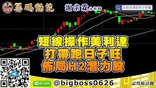【大戶羅盤籌碼動能】 #謝宗霖0629，短線操作美利達 打帶跑日子旺 佈局H2潛力股 (圖)